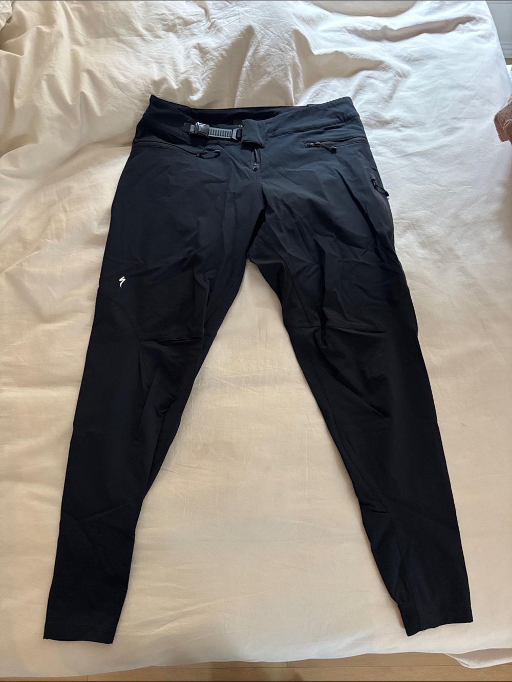 Specialized Black Trail MTB Pants with Integrated Waist Buckle - 34” waist